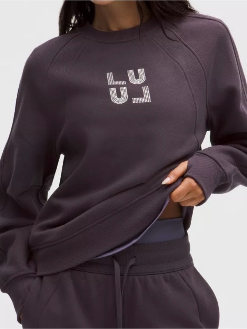 lululemon athletica Relaxed Crew Sweatshirt in Deep Plum SOLD OUT! Sz S/M